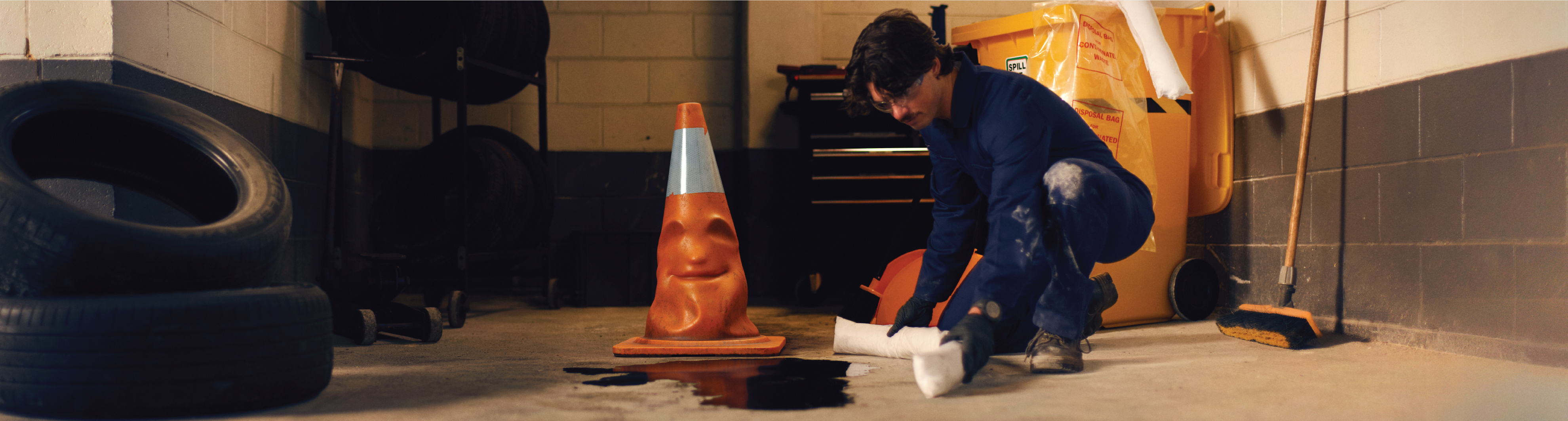 You know the drill, clean up that spill