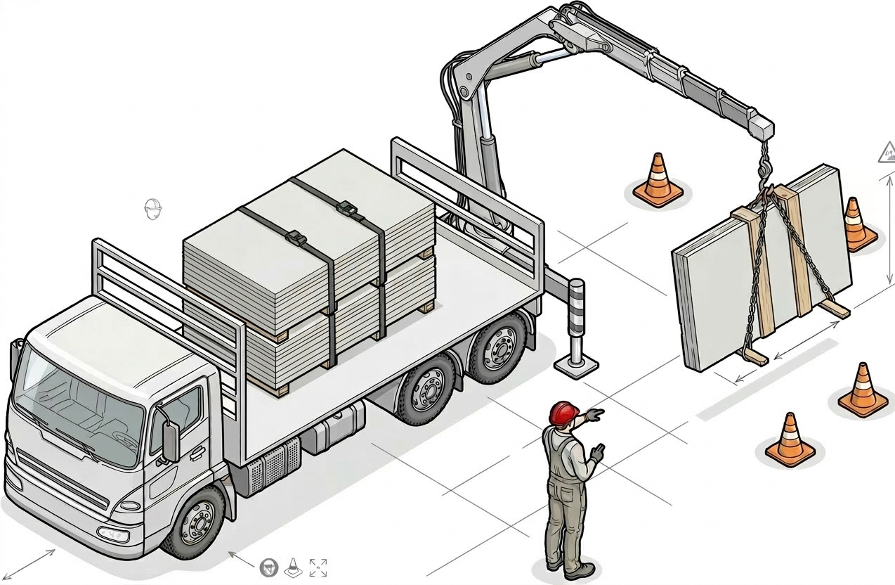 crane, forklift or other suitable plant crane, forklift or other suitable plant