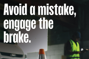 Avoid a mistake, engage the brake 1398917
