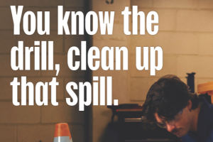 You know the drill, clean up that spill 1398818