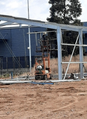 Unlicensed worker on a forklift performing high risk work