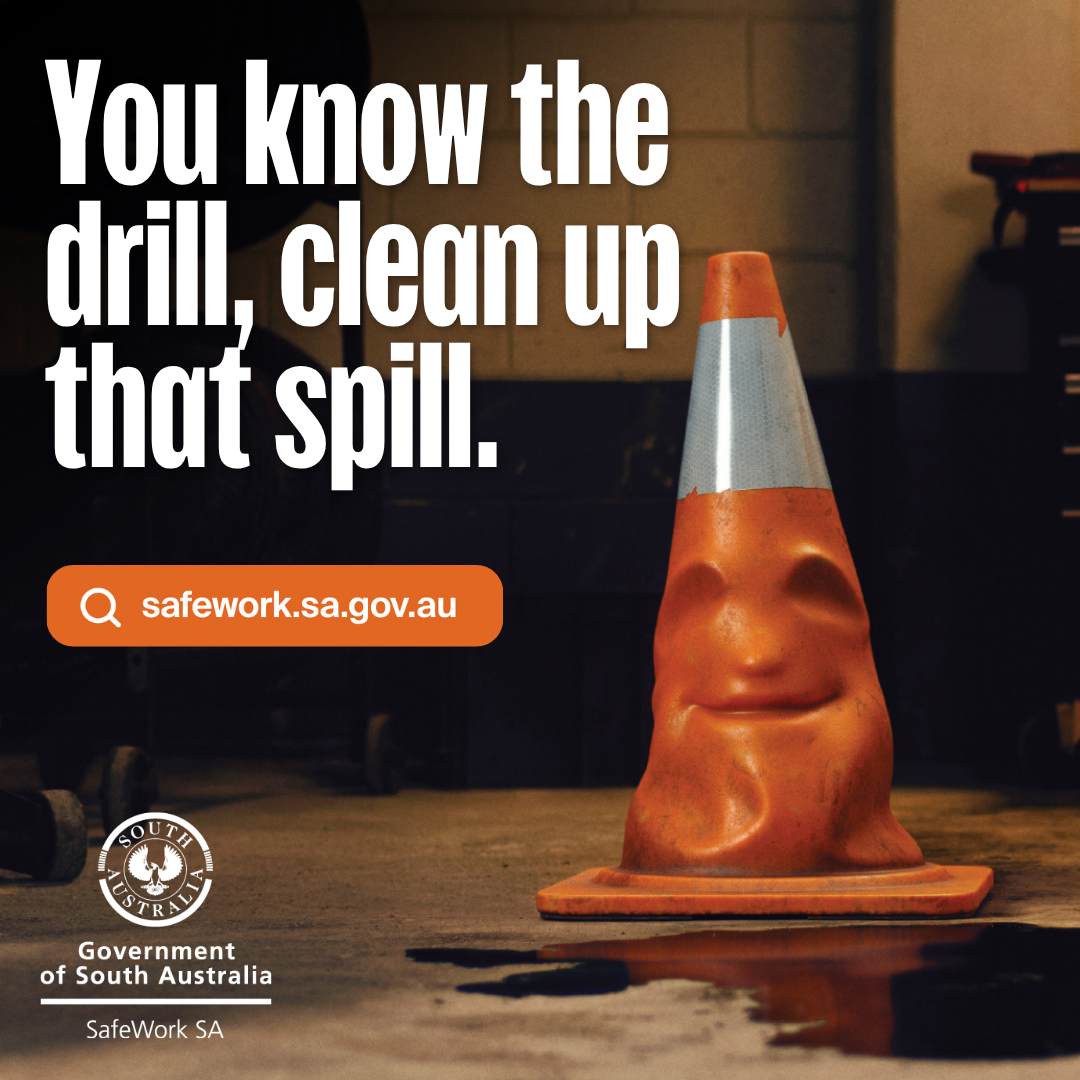 You know the drill, clean up that spill Slips