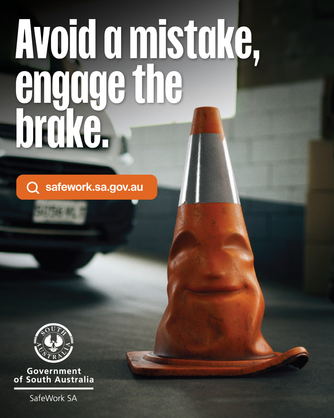 Avoid a mistake, engage the brake Roll-aways