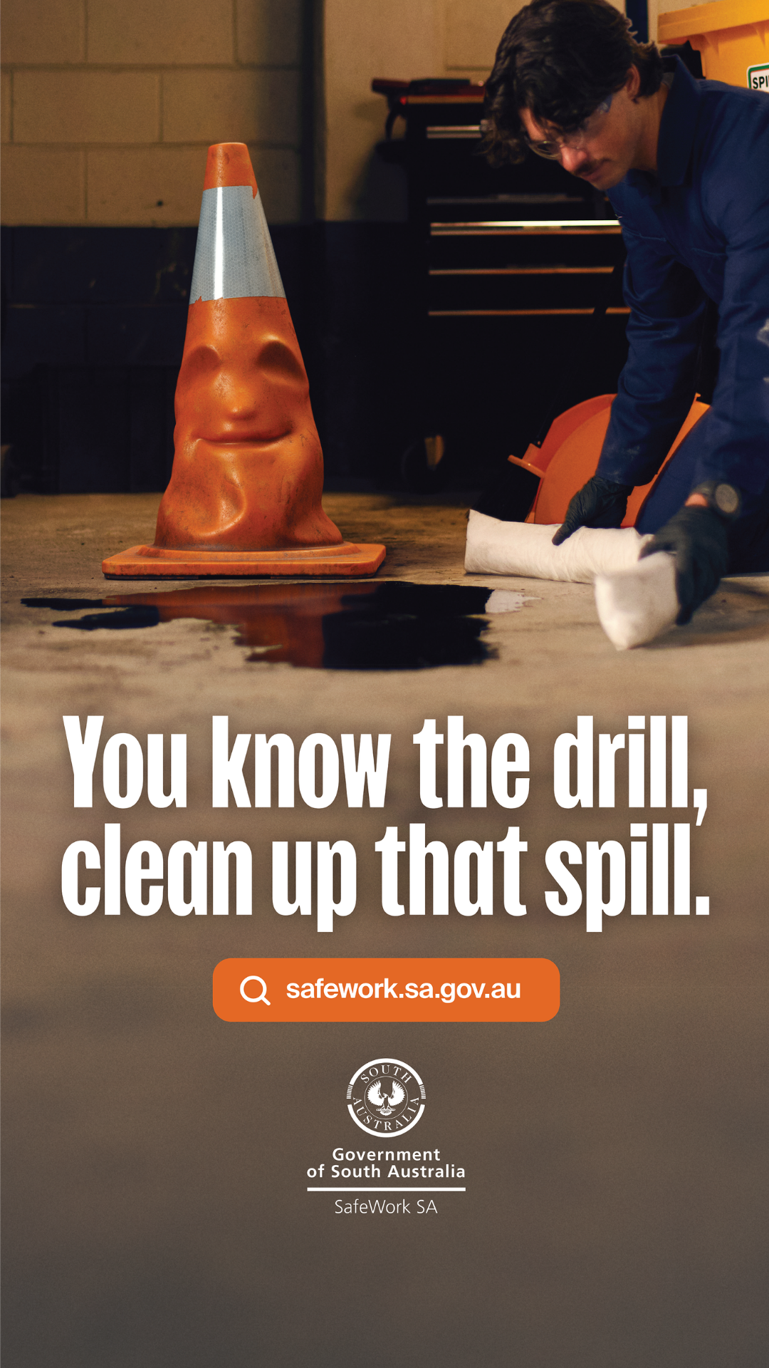 You know the drill, clean up that spill Slips